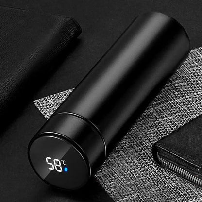 Smart LED Stainless Steel Water Bottle Intelligent Stay Hot/Cold Temperature Thermal Bottle Temperature Display Bottle For Children And Adults 500ml