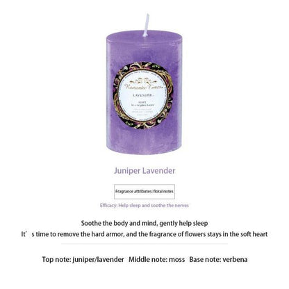 Smokeless Soy Wax Scented Candles Scented Pillar Candles Dripless Clean Burning Smokeless Dinner Candle For Wedding Party Restaurants Home Candles Church Wedding Birthday Holiday Scented Buddhist Creative Candles
