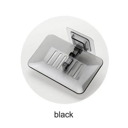 Soap Rack No Drilling Wall Mounted Double Layer Soap Holder Soap Sponge Dish Bathroom Accessories Soap Dishes Self Adhesive Soap Dish Bar Soap Holder Soap Dishes Tray Saver Case Box for Shower Bathroom Kitchen Dish Drainer Drying Rack
