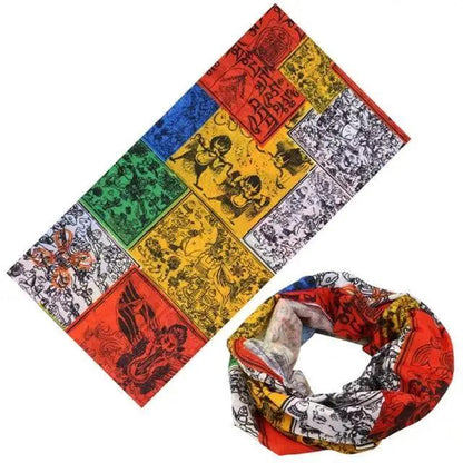 Soft And Comfortable Silk Scarf Unisex Magic Scarf Outdoor Sports Bicycle Headband Bike Cycling Neck Tube Warmer Riding Bandanas Face Mask