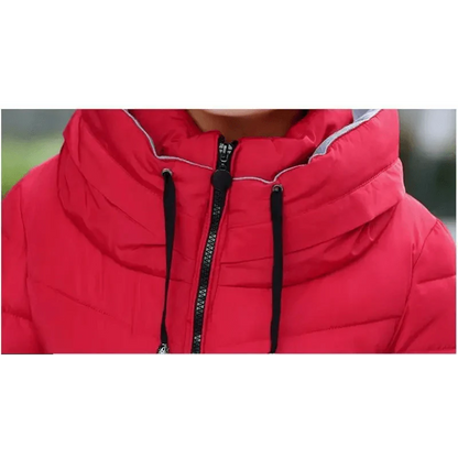 Soft And Comfortable Winter Jacket For Women Short Women's Thicken Outerwear In solid hooded Coats Zipper For Female Slim Cotton padded basic tops