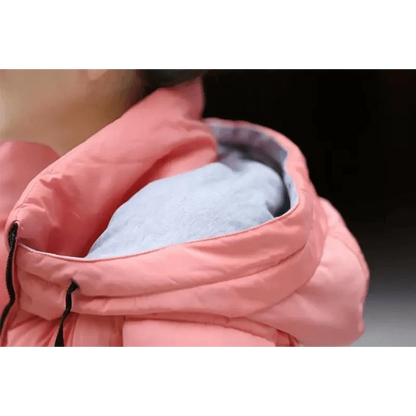 Soft And Comfortable Winter Jacket For Women Short Women's Thicken Outerwear In solid hooded Coats Zipper For Female Slim Cotton padded basic tops