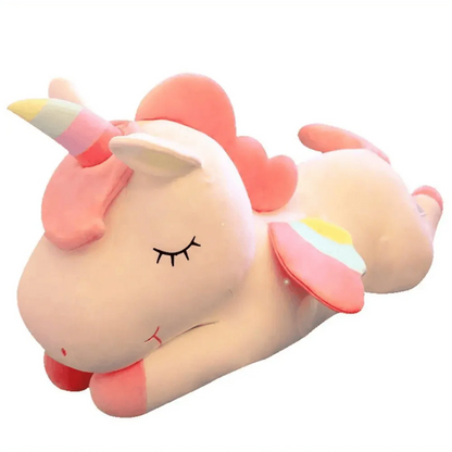 Soft And Cute 30CM Unicorn Action Figure Plush Toy Huggable Bear Doll Girl Sleeping Long Pillow Cute For Girl's Bed