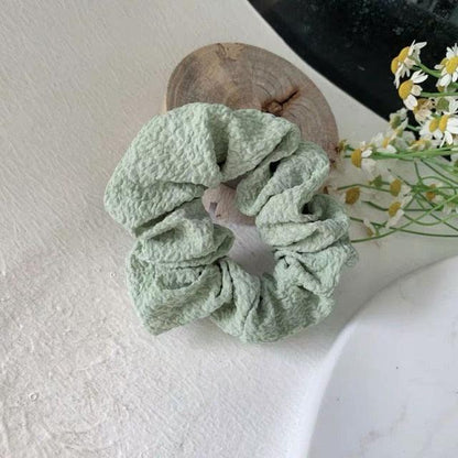 Soft Faux Fur Hair Scrunchies Plush Elastic Hair Bands Women Girls Ponytail Holder Rubber Band Fashion Headwear Ponytail Holder Accessories for Women