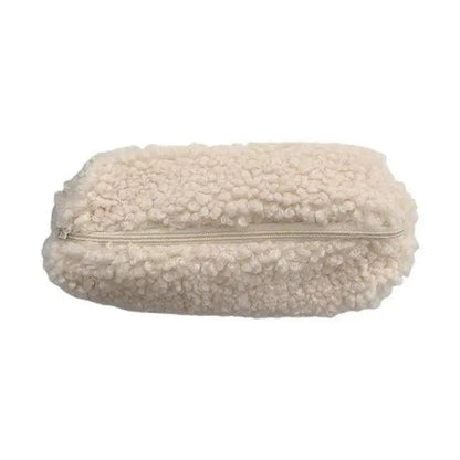 Soft Plush Pencil Case Stationery Pouch Cosmetic Zipper Pouch Bag Simple Lightweight Design