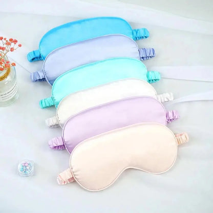 Soft  Silk Sleep Eye Mask Portable Travel Eye Patch Nap Eye Patch Super Smooth Eye Mask Eye Cover Sleeping Mask Night