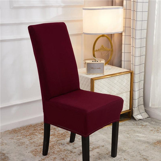 Solid Color Chair Cover Spandex Stretch Slipcovers Chair Covers Seat Cover For Kitchen Dining Room Wedding Banquet Restaurant Removable Washable Dining Room Chair Covers Dining Chair Slipcovers Seat Protector  Great Home Decor And Banquet