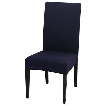 Solid Color Chair Cover Stretch Spandex Seat Cover For Office Wedding Banquet Hotel Home Chair Covers Banquet Chair Seat Protector Slipcover For Home Party Hotel Wedding Ceremony