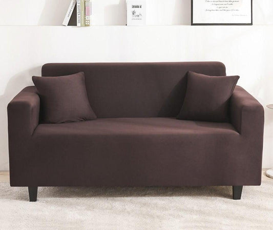 Solid Color Milk Silk Modern Sofa Covers for Living Room Corner Couch Cover Slipcovers Chair Protector 1/2/3/4 Seater Cushion Couch Stretch Sofa Covers Slipcovers, Pet Protector Furniture Covers