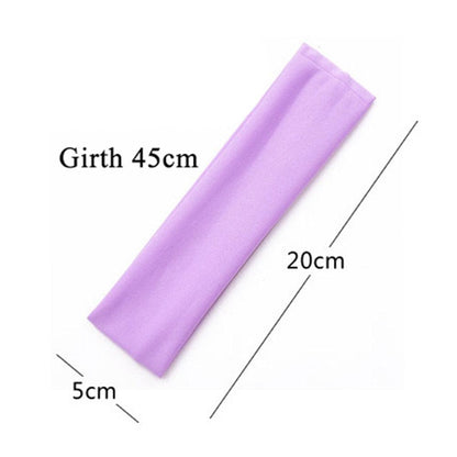 Solid Sports Headband Women Fashion Elastic Hair Bands Running Fitness Yoga Headwear Female Stretch Wash Makeup Gorgeous Hair Accessories For Women