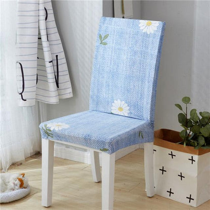 Spandex Dining Chair Cover With Back Elastic Universal Kitchen Living Room Stretch Slipcover Chair Covers Protector Seat Case  Chair Cover Seat Protector Super Fit Slipcover Stretch Removable Washable Soft Spandex Fabric for Home