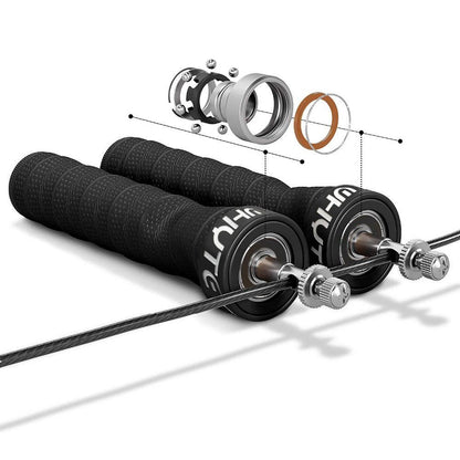 Speed Skipping Rope Jump Rope With Anti-Slip Handle For Double Unders Adjustable Heavy Speed Jump Rope Handles With Removable Weights For Women Men Sport Outdoor Workout Skipping Rope