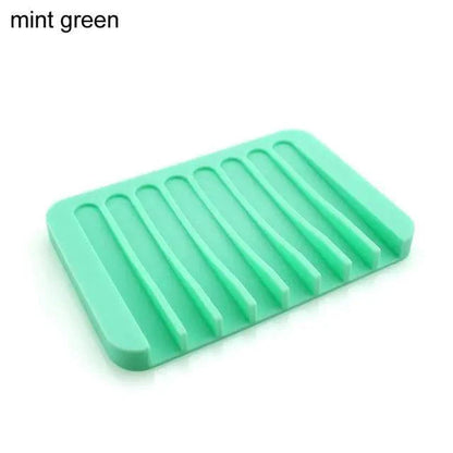 Sponge Holder PP Wheat Straw Storage Rack Drain Soap Box Tray Soapbox 1 Pcs Shower Soap Tray Tool Soap Dish Plate Holder Waterfall Draining Soap Sponge Holder for Shower Kitchen Sink Bathroom Laundry Countertop Face Body Bath Soap, Soap-Saving Dish