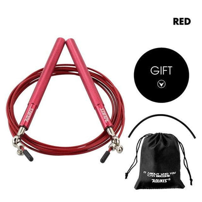 Sport Speed Jump Rope Professional Skipping Rope Adjustable Length Ergonomic Design Jumping Ropes For Speed Workout Ideal For Boxing Fitness Skip Workout Training