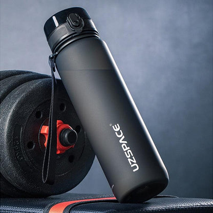 Sports Water Bottles With Time Marker Portable Leakproof Outdoor Shaker My Bottle Tritan Plastic Eco-Friendly Drinkware BPA Free Leakproof Outdoor Sport Direct Drinking Plastic Eco-Friendly Drinkware Water bottle