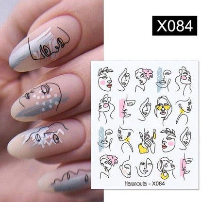 Spring Simple Green Theme Water Decal Sticker Flower Leaf Tree Summer Slider For Manicuring Nail Art Watermarks Art Decoration Manicure Tools Nail Watermark Decals iridescent Decoration Nail Self-Adhesive Decals Nail Stickers Water Transfer Fresh Nail