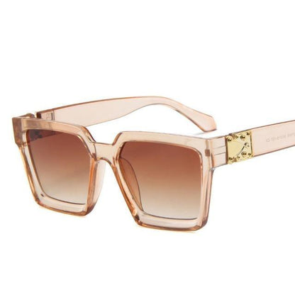 Square Sunglasses For Women Luxury Women Eyeglasses Sunglasses Square Metal Punk Rock Hip hop Glasses Men Women High Quality Designer Sunglasses For Men New Decent Design