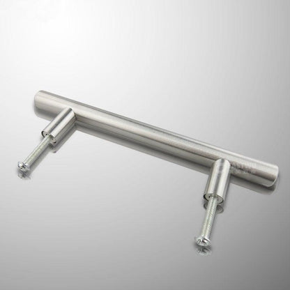 Stainless Steel Kitchen Door Cabinet T Bar Handle Pull Knob Door Pull Handle Stainless Door Handle Stainless Steel Hollow Bar Drawer Pulls Cupboard Knob For Kitchen Furniture