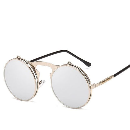 Stlylish And Attractive Long Keeper Sunglasses New Flip Sun Glasses For Men & Women Double Lens Clear Alloy Frame Eyewear Eyeglasses Colourfull Design