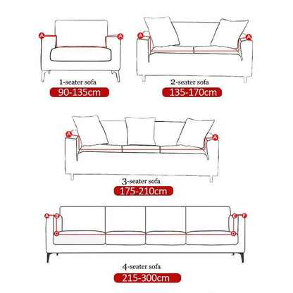 Stretch Armchair Slipcover Washable Furniture Protector Thick Sofa Protector Solid Printed Sofa Covers For Living Room Couch Cover Corner Sofa  Water Resistant Couch Cover Furniture Protector