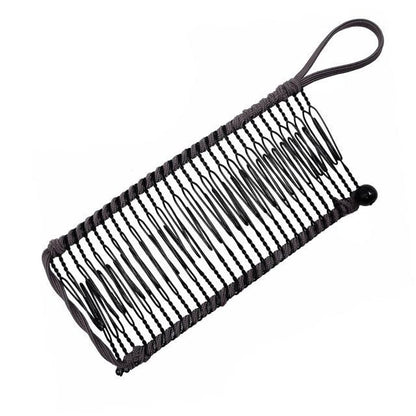 Stretch Banana Clip Double Side Lazy Women Hair Comb Easy Thick Curly Hair Styling Tool Ponytail Mohawk Bun Maker Accessories For Curly Hair Women