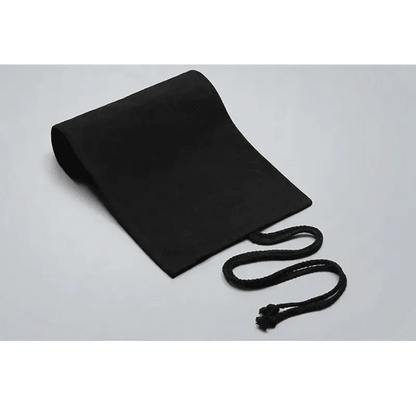Students Roll Design Black Color Pencil Retro Canvas Wrap Up Pencil Case High Quality Stationary Pouch