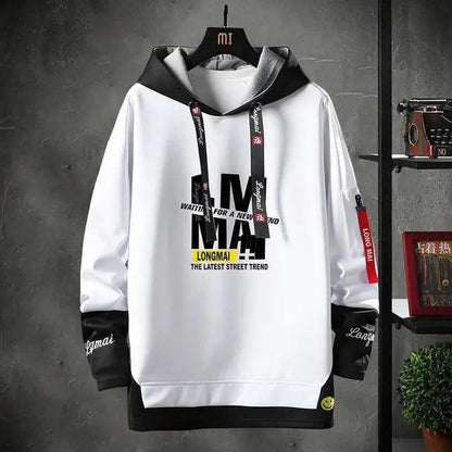 Style Hip Hop Casual Sweatshirts Streetwear Male Hoodies For Winter Casual Wear Party Wear Fashion Street Sweater Men's Casual Men's Trend Long Sleeve Hoodie