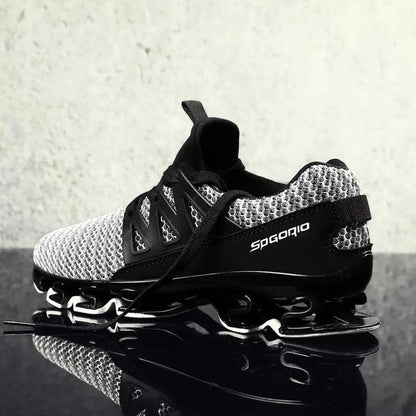 Stylish Black Mens Soft Casual Sneakers Breathable Comfort Sport Elegant Men Sneakers