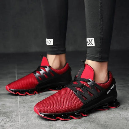 Stylish Black Mens Soft Casual Sneakers Breathable Comfort Sport Elegant Men Sneakers