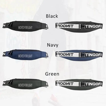Stylish Design Unisex Waterproof Money Belt Bag Elegant Waist Pack Bag for Hiking Fitness Cycling Workout Gym Reflective Runners Belt Jogging Pocket Belt