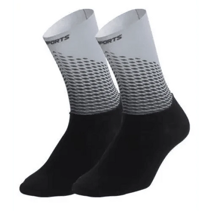 Stylish Fabric Cycling Socks Compression Anti Slip  Breathable Sport Socks For Men And Women  Functional Sports Athletics Breathable Socks