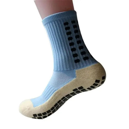 Stylish New Sports Anti Slip Soccer Socks Cotton Football Grip Socks For Men Breathable Sports Running Cycling Socks For Men