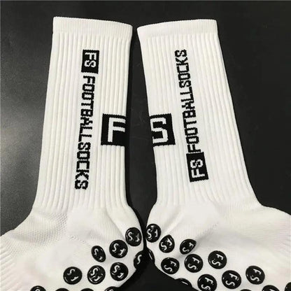 Stylish New Sports Anti Slip Soccer Socks Cotton Football Grip Socks For Men Breathable Sports Running Cycling Socks For Men