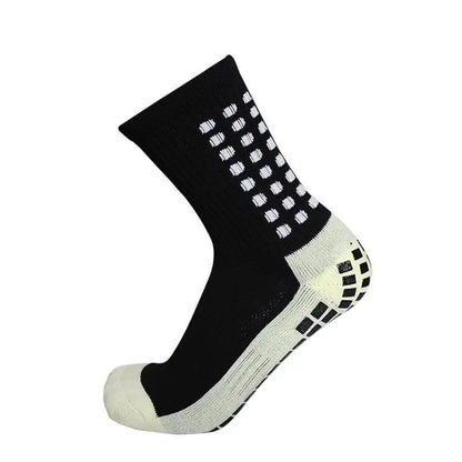 Stylish New Sports Anti Slip Soccer Socks Cotton Football Grip Socks For Men Breathable Sports Running Cycling Socks For Men