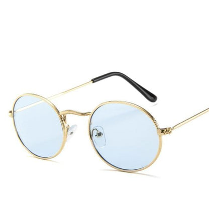 Stylish Round Sunglasses Vintage Design Oval Sunglasses For Women Luxury Circle Shaped Glasses For Women Anti-reflective Fashion Eyeglasses
