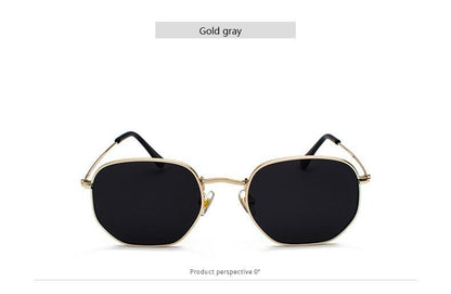 Stylish Small Round Polarized Sunglasses for Men Women Sunglasses For Hexagon Shape Sunglasses New Women Sunglasses In Metal Colorful Frame Glasses Eyewear For Men Women
