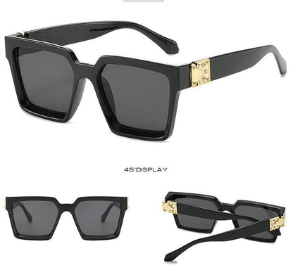 Stylish Square Sunglasses For Women & Luxury Eyeglasses For Women And Men square Sun Glasses For Men Eyewear Women Oversized Square Frame Sunglasses Multiple Tinted Glitter Inspired Stylish Shades