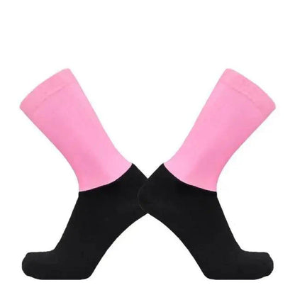 Stylish Summer  Breathable Cycling Socks For Men Anti Slip Seamless Sports Cycling Socks For Men Modern Design Running Sports Socks