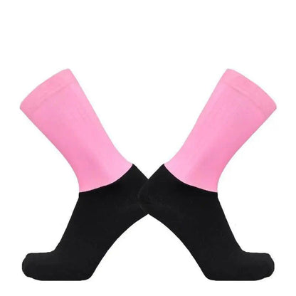 Stylish Summer  Breathable Cycling Socks For Men Anti Slip Seamless Sports Cycling Socks For Men Modern Design Running Sports Socks