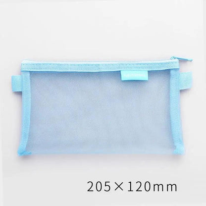 Stylish Transparent Office Pencil Case Simple Design Pen Bags Cute Storage Lightweight Pencil Bags For Student