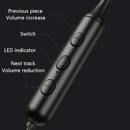Stylish  Wireless Bluetooth Earphones Magnetic Sports Running Headset IPX5 Waterproof  Noise Cancelling Stereo Magnetic Earphones With Mic For Workout Running Gym