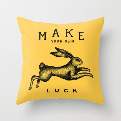 Summer Fashion Fresh Yellow Cute Pillows Case Geometry Yellow Pillow Case Cushion Cover Polyester Pillowcase Floral Cushion Case Modern Decorative Pillows For Bed Sofa Couch 45x45CM