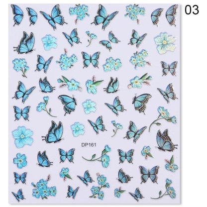 Summer Glitter Nail Decals Stickers Gold Black White Leaf Manicuring Foils Geometric Slider Nail Art Adhesive Decor Adhesive 3D Wave Design Decoration for Women Girls Art Stickers Decal Decoration Metallic Curve Strip Line Nail Decor