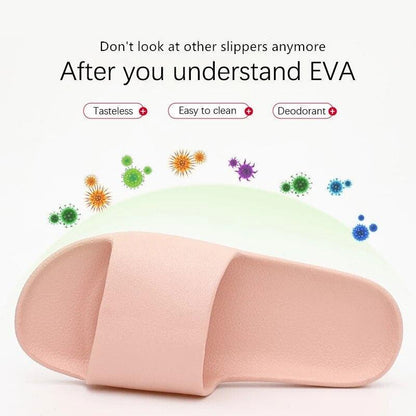 Summer Home Mens Slippers Simple Black White Shoes Non-Slip Bathroom Slides Flip Flops Indoor Women Slippers Soft Slides Slippers For Men Cloud Cushioned Slides Thick Non-Slip Pool Gym House Slipper