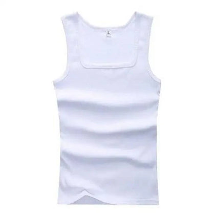 Summer Plus Size Summer Good Men Clothing Tank Tops Elegant Black White Gray Singlets Sleeveless Fitness Men Vest Bodybuilding Vest Summer Men's Vest Gym Casual Vest Sleeveless Vest Clothes