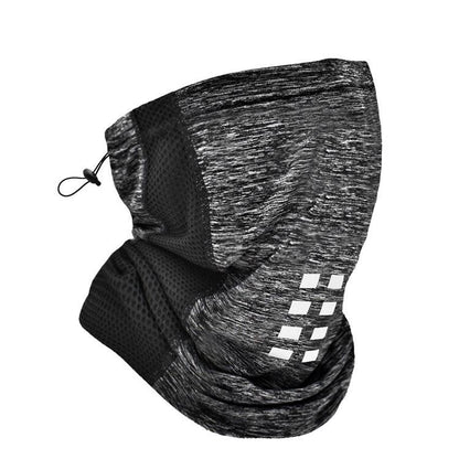 Summer Reflective Cycling Bandana Scarf Ice Silk Anti-UV Breathable Neck Buff Mountain Bike Bicycle Riding Scarf Bandana Motorcycle Bike Riding Protection Headscarf Camping Hiking Protective Face Camo Scarf Shemagh