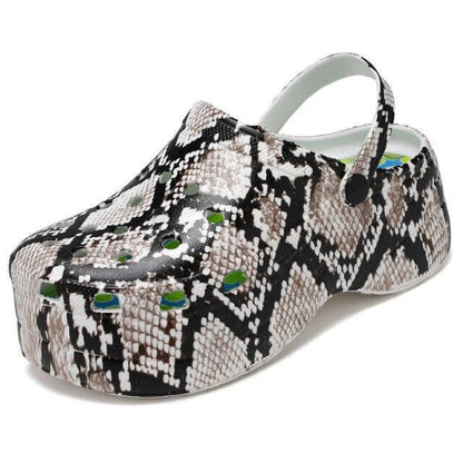 Summer Women Clogs Quick Dry Rainbow Tie Thick Wedges Garden Shoes Beach Sandals Flip Flops For Women Slipper Lightweight Home Slip On Walking Casual Art Painted Travel Holiday Shoes