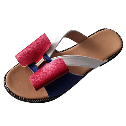 Summer Women Slippers Cute Butterfly-Knot Casual Sandals Lady Slides Flats Slip-On Women Shoes Butterfly Slippers Soft Bottom Comfy Sandals Bathroom Garden Casual Slippers Open-Toe Breathable Travel Shoes