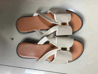 Summer Women Slippers Cute Butterfly-Knot Casual Sandals Lady Slides Flats Slip-On Women Shoes Butterfly Slippers Soft Bottom Comfy Sandals Bathroom Garden Casual Slippers Open-Toe Breathable Travel Shoes