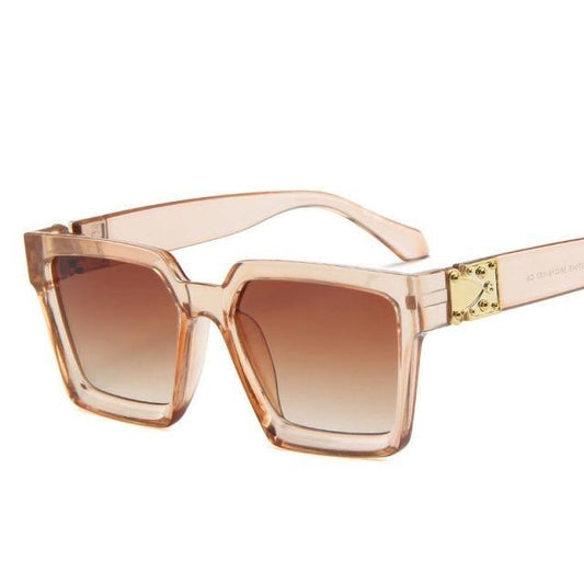 Sunglasses For Women Minimalist Classic Design Fashion UV400 Square Sun Glasses Unisex Square Shape Sunglasses For Men New Vintage Style Big Colorful Frame Sunglasses For Women In High Quality Mirror Sunglasses